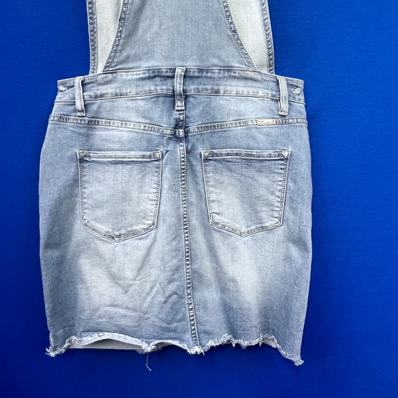 |•KANCAN•| Denim Overalls Skirt/Romper Stretch Size Medium - Picture 6 of 12
